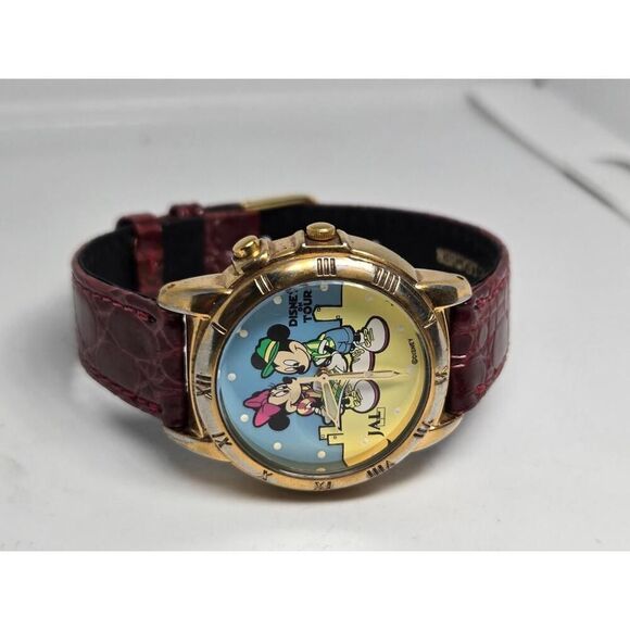 RARE Vintage Disney on Tour JAL Seiko Quartz Watch V621-0090 main image 6